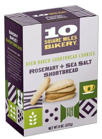 Rosemary + Sea Salt Shortbread -- Oven Baked Shorbread Cookies 8oz