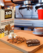 Load image into Gallery viewer, CHOCOLATE + TOFFEE + PECAN -- Oven Baked Shorbread Cookies 8oz
